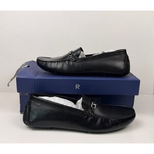 Rockport Dirk Loafers Men's Size 12 Wide Black Genuine Leather Trutech Black 001